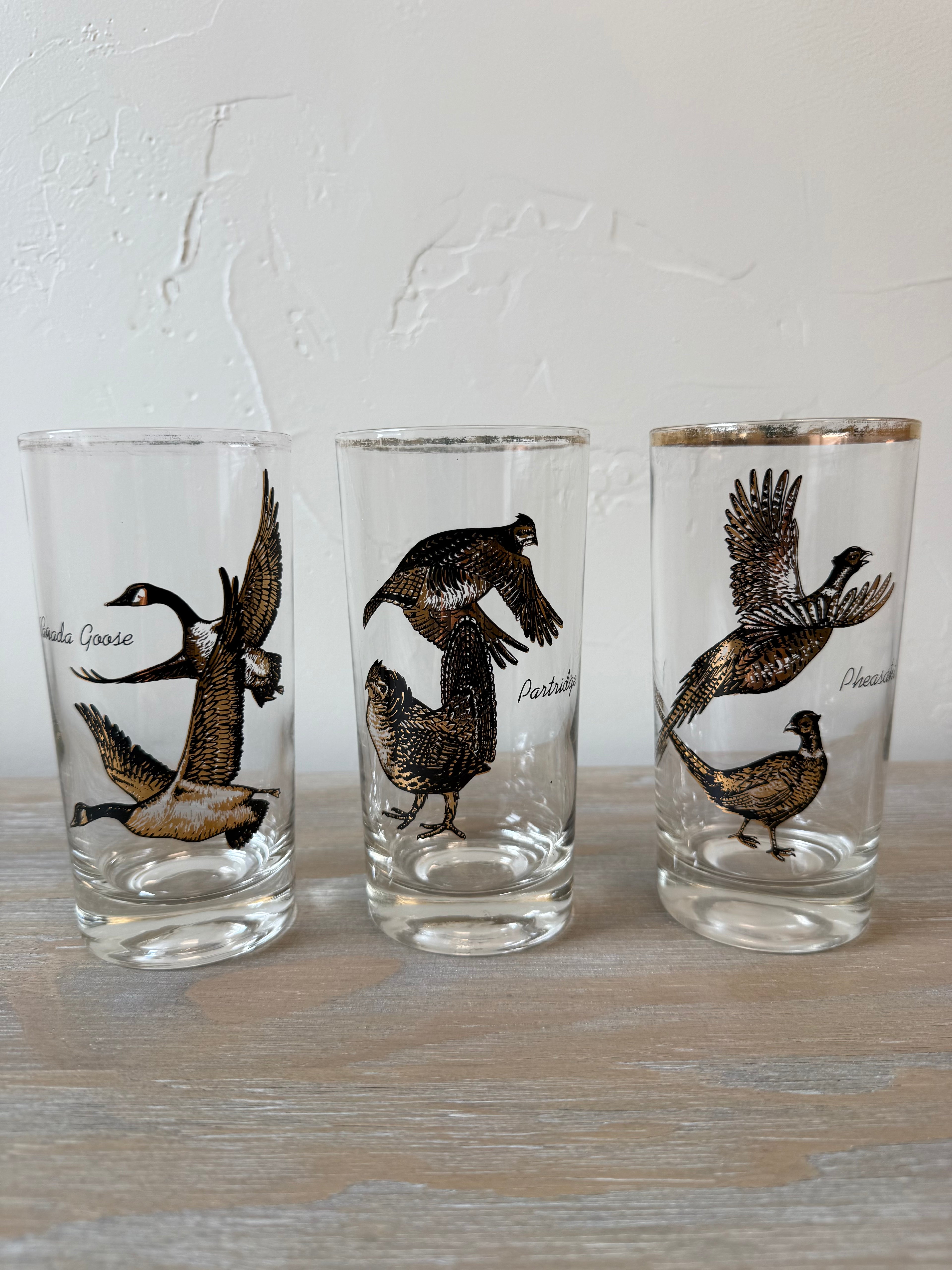 Vintage Federal Glass Game Bird