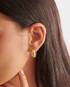 Katie Loxton Harper Twist Hoop Earrings