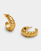 Katie Loxton Harper Twist Hoop Earrings