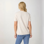 Kendra Short Sleeve Floral Sweater**