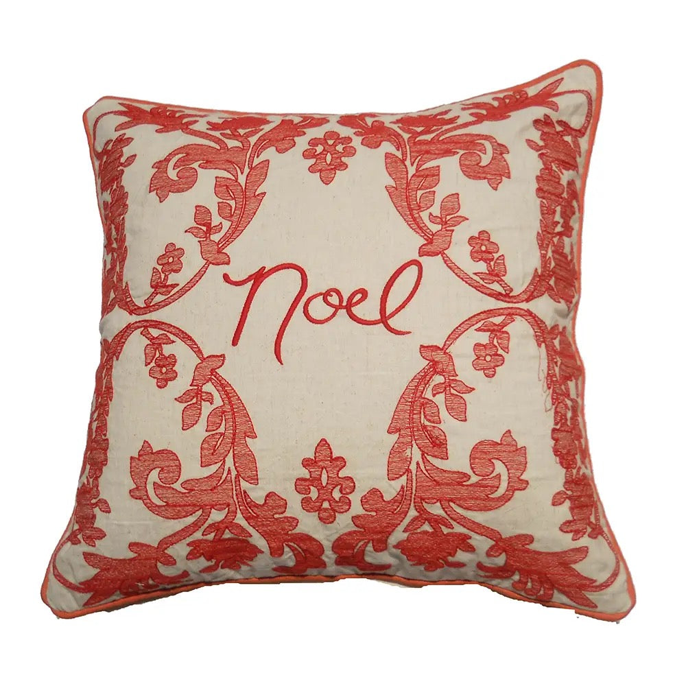 "Noel" Cotton Pillow