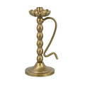 Gold Iron Candle Holder Set