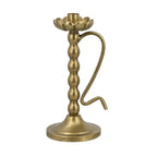 Gold Iron Candle Holder Set
