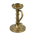 Gold Iron Candle Holder Set