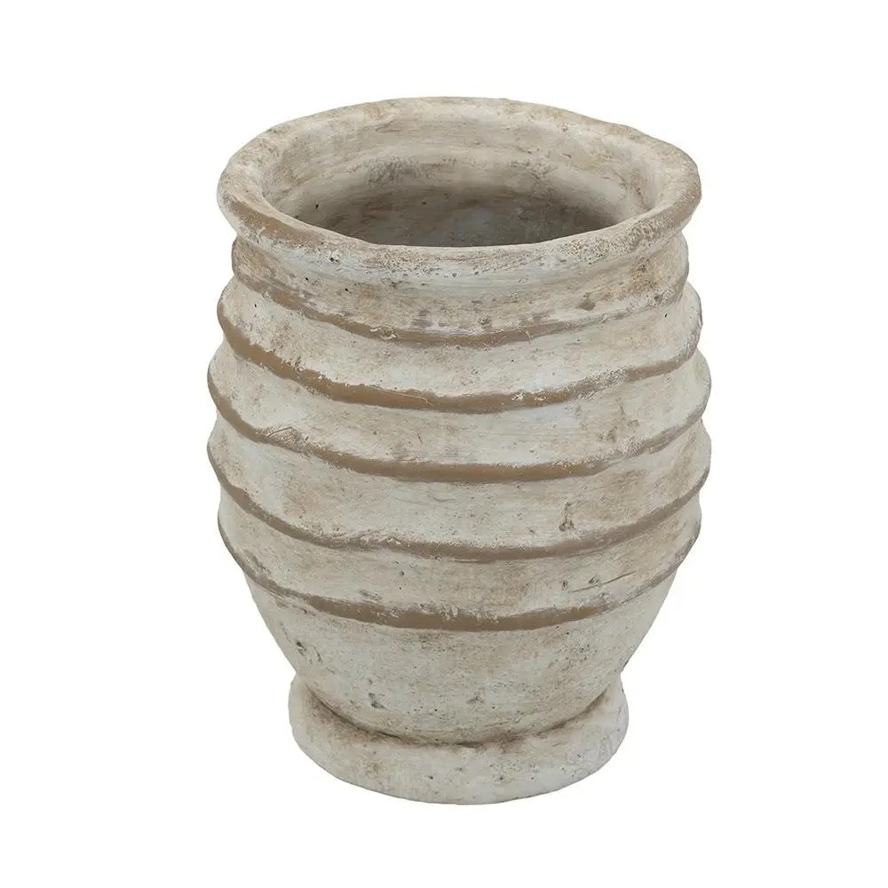 Earthy Ribbed Vase
