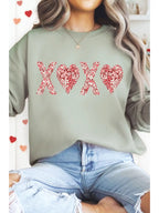 Quilted Xoxo Heart Sweatshirt
