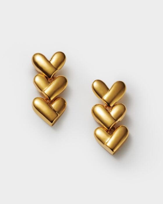 Katie Loxton Heart Link Earrings