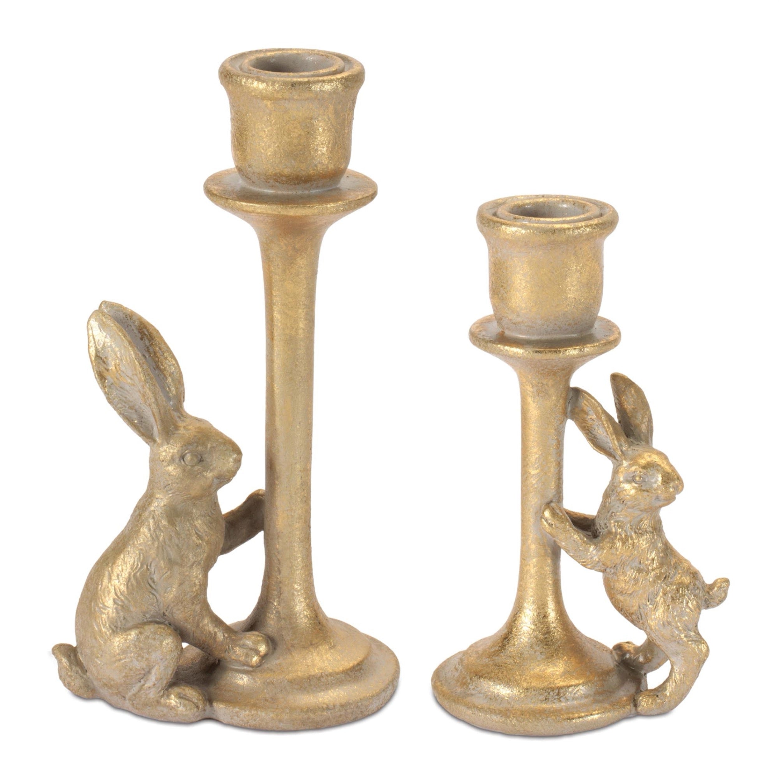 Rabbit Taper Candle Holders