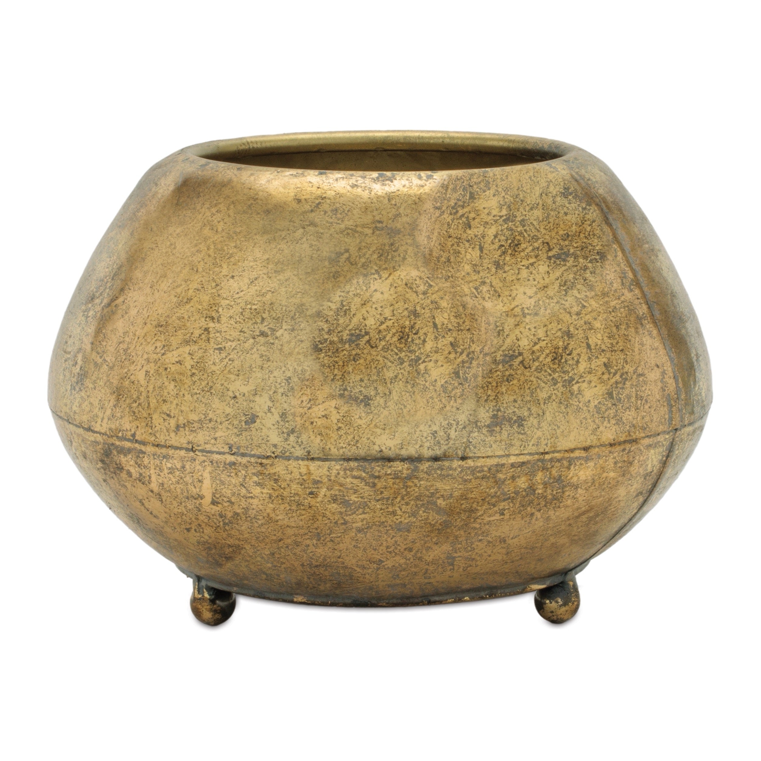 Gold Metal Planter