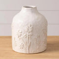 Stoneware Botanical Vase
