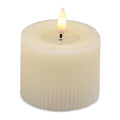FIA Wick Candle 3"D x 2.5"H Ribbed