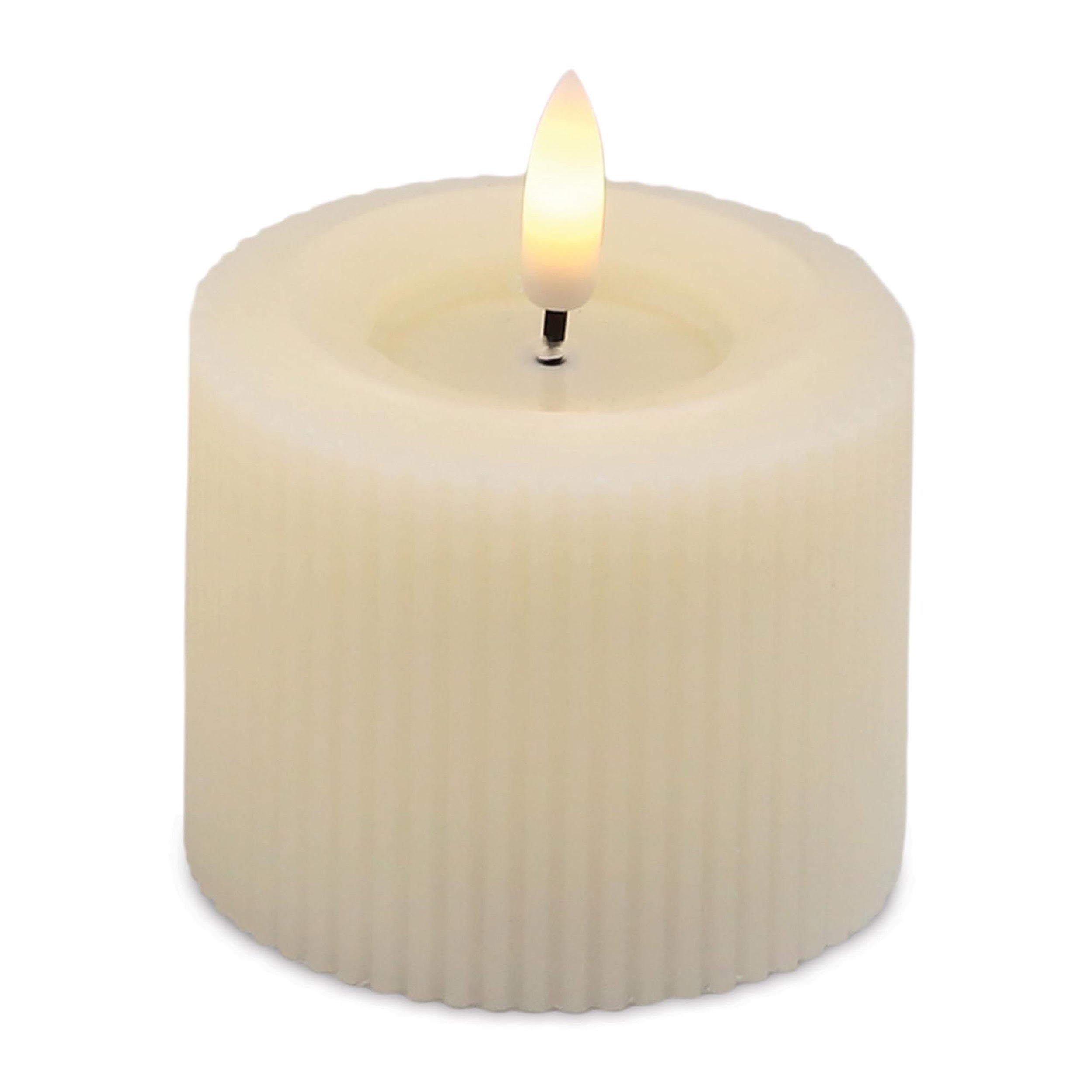 FIA Wick Candle 3"D x 2.5"H Ribbed