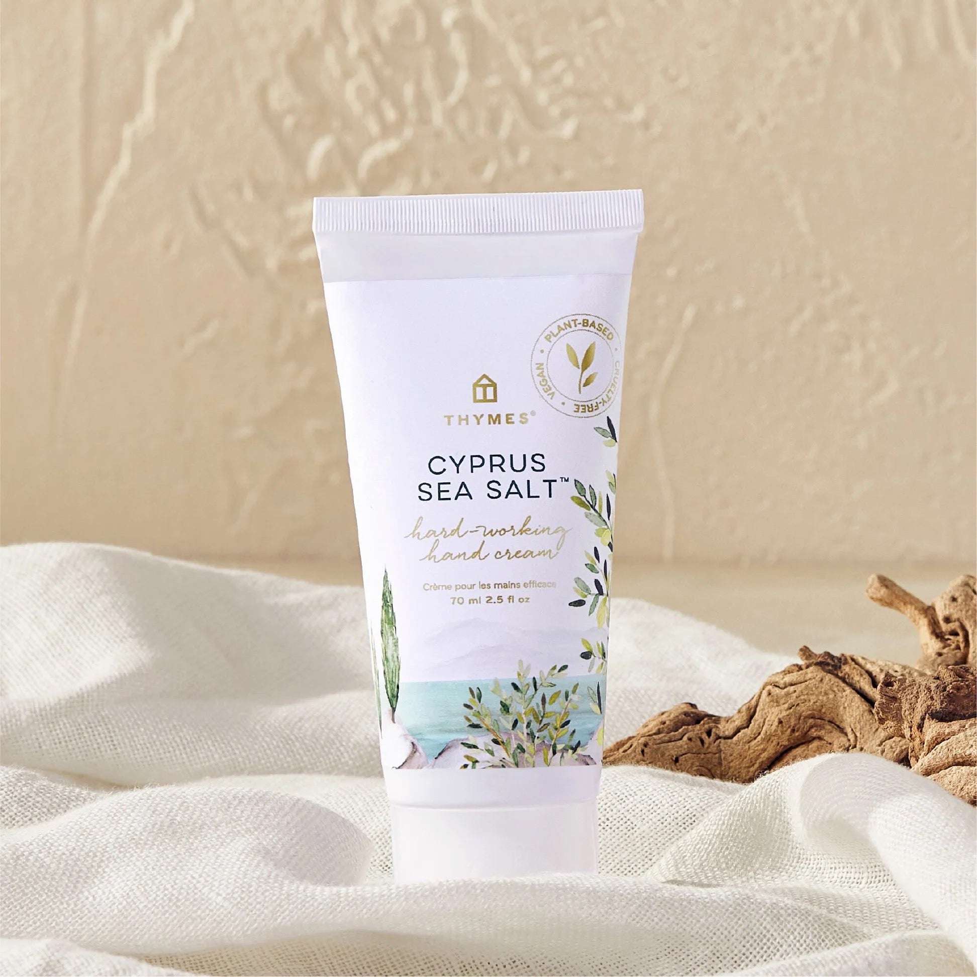 Thymes Cypress Sea Salt Hard-Working Hand Cream