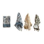 Cotton Printed Tea Towel W/Floral Pattern