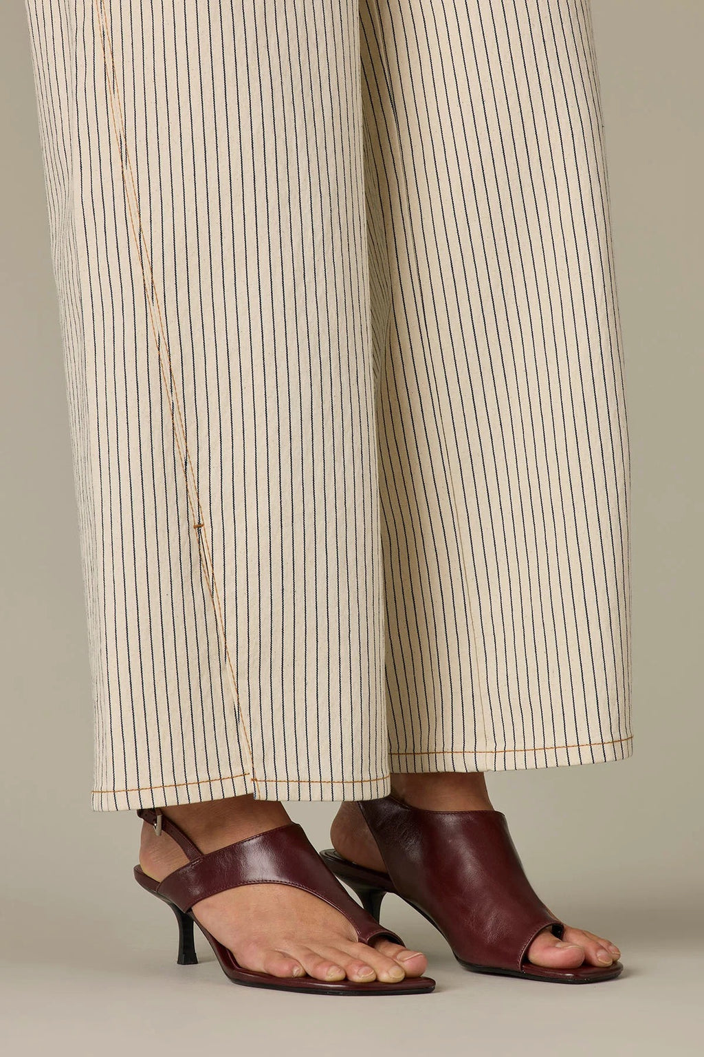 Sam Striped Wide Leg Jeans