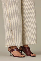 Sam Striped Wide Leg Jeans