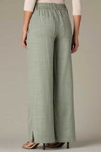 Nora Wide Leg Pants in Brown