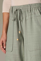 Nora Wide Leg Pants in Brown