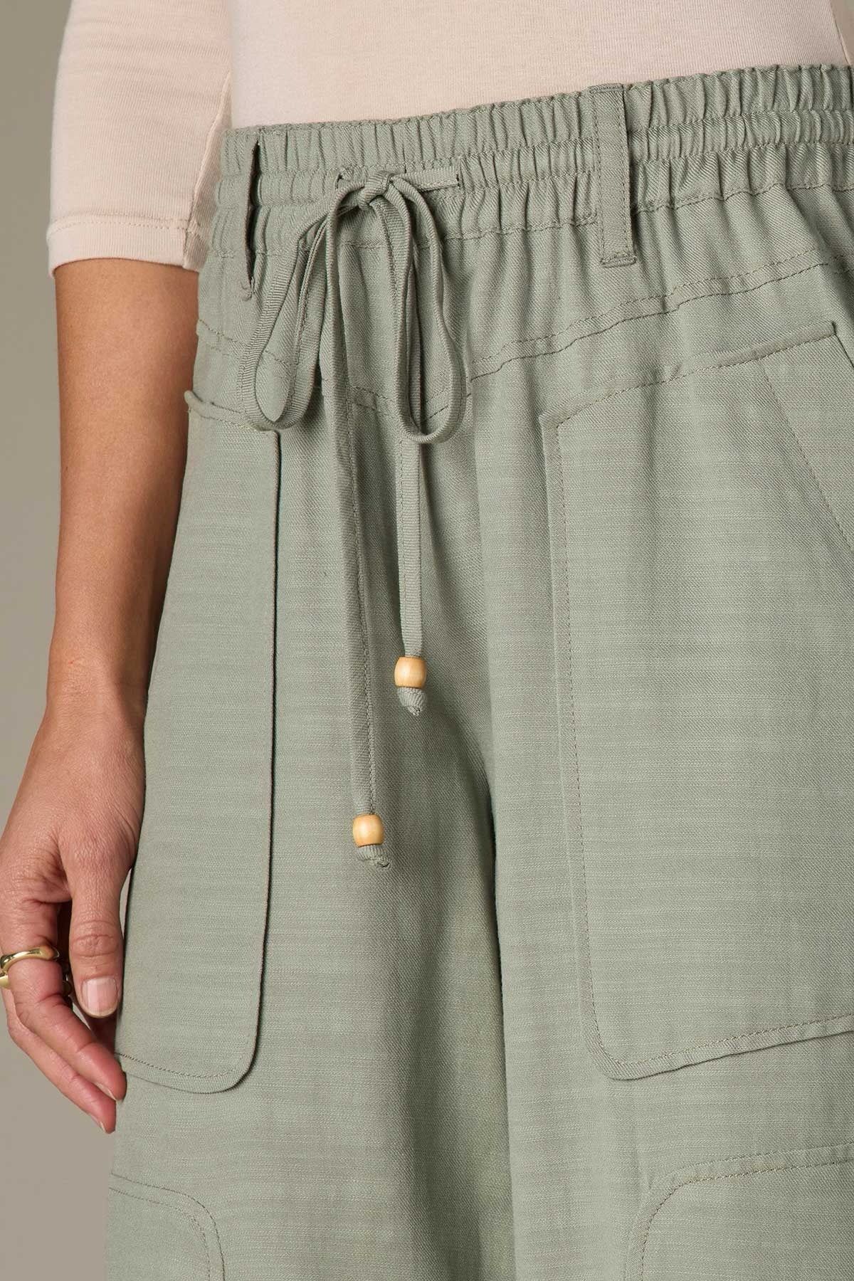 Nora Wide Leg Pants in Brown