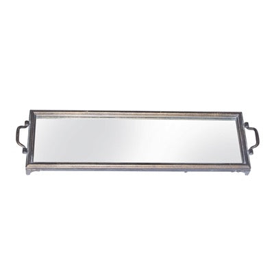 Iron & Glass Mirror Tray