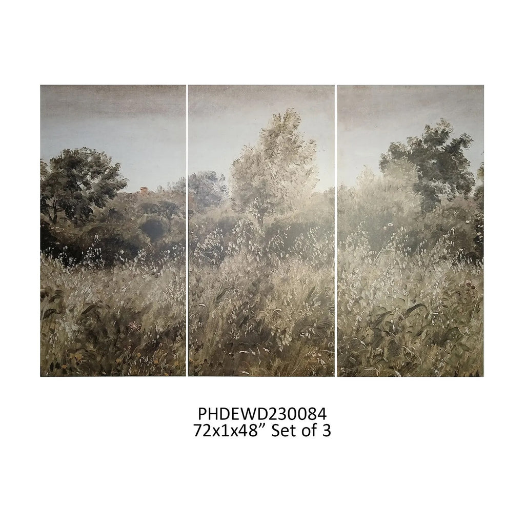 Lowland Meadow Triptych