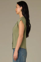 Margo Button Down Woven Top