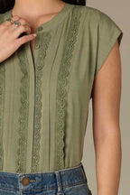 Margo Button Down Woven Top