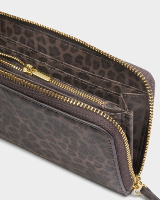 Katie Loxton Large Zip Around Wallet Leopard