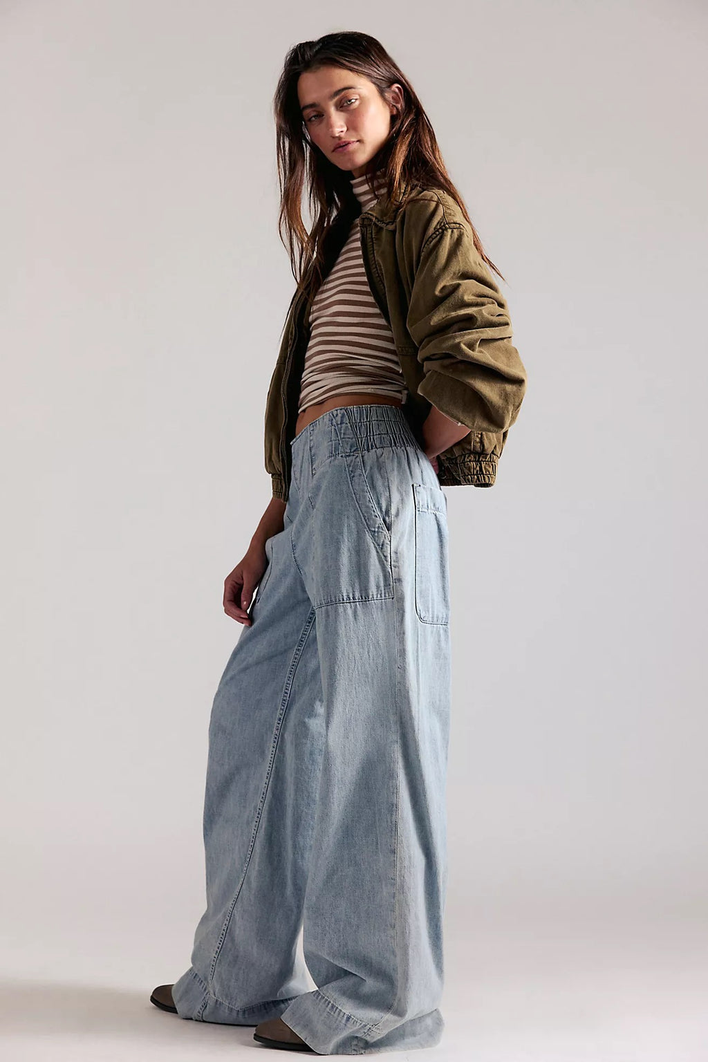 Free People Breezy Denim Pull On