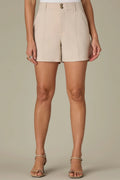 Mia Skyrise Front Seam Trouser Short**