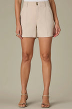 Mia Skyrise Front Seam Trouser Short**