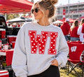 WI Polka Dot Crewneck