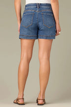 Gracie High Rise Double Side Seam Shorts**