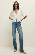 Z Supply La Belle Linen Top