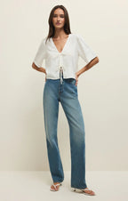 Z Supply La Belle Linen Top