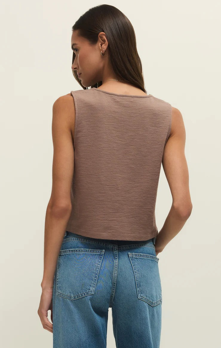 Z Supply Noelle Textured Tank Top**