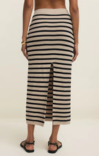 Z Supply Emori Striped Skirt Natural**