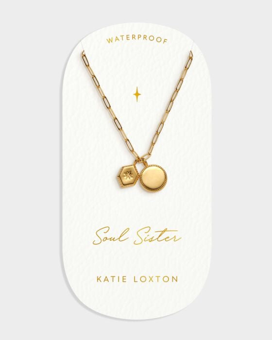 Katie Loxton KLJ6202 Soul Sister Charm Necklace*