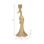 Peacock Gold Metal Elegant Candle Holder