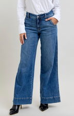 Judy Blue 82674 Petite Trouser Retro Wide**