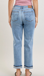 Judy Blue 82688 Boyfriend w/Destroy Cuff**