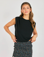 Statuesque Shirred Tank