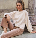 Jenn Fancy Sleeve Modal Sweater
