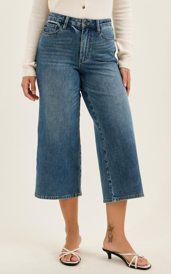 Judy Blue "Dottie" 881186 Wide Crop
