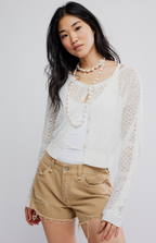 Free People Maris Fine Gauge Cardi**