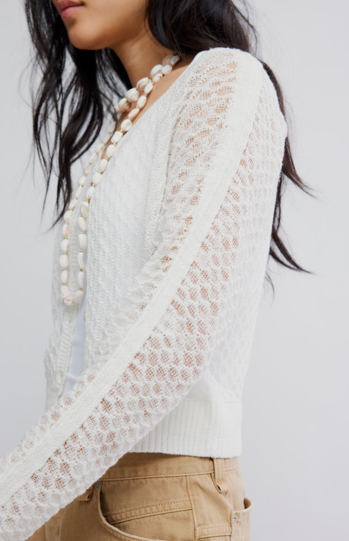 Free People Maris Fine Gauge Cardi**