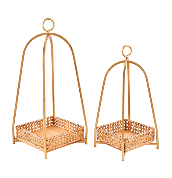Cane Tray Lantern