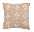 Chambray Neutral Floral Pillow