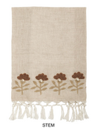 Floral Embroidered Towels