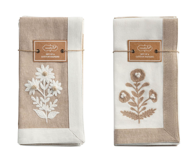 Embroidered Napkin Pack